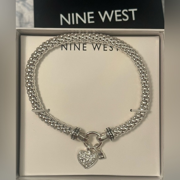 Nine West Silvertone Bracelet - Picture 2 of 3